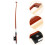 5Pcs Replacement Violin Bow 1/4 Size Musical Instrument Accessory 3