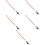 5Pcs Replacement Violin Bow 1/4 Size Musical Instrument Accessory 9