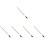 5Pcs Replacement Violin Bow 1/4 Size Musical Instrument Accessory 7
