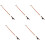 5Pcs Replacement Violin Bow 1/4 Size Musical Instrument Accessory 5