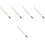 5Pcs Replacement Violin Bow 1/4 Size Musical Instrument Accessory 6