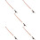 5Pcs Replacement Violin Bow 1/4 Size Musical Instrument Accessory 10
