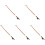 5Pcs Replacement Violin Bow 1/4 Size Musical Instrument Accessory 4