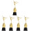 5Pcs Kids Ballet Trophy Personalized Dancing Cup For Girls 5