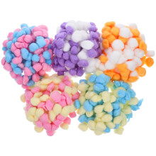 1000 Pcs Cotton Balls For Hamsters Winter Warm Pom Pom Pet Colored