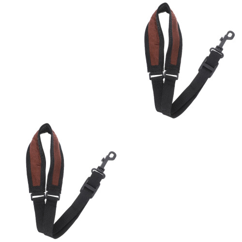 2 Pcs Cotton Adjustable Saxophone Neck Strap Instrument Tool 2