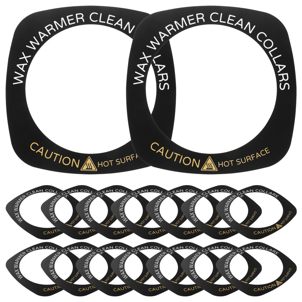 Iplusmile 100 Pcs Wax Warmer Collar Mats For Clean Waxing Home Salon Use