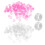 200Pcs Professional Lash Glue Holder Cup With Eyelash Glue Cup Decals 5