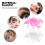 200Pcs Professional Lash Glue Holder Cup With Eyelash Glue Cup Decals 7