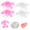 200Pcs Professional Lash Glue Holder Cup With Eyelash Glue Cup Decals 3