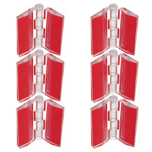 30 Pcs Acrylic Self Adhesive Piano Hinges For Diy Display And Cabinet