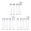 3Pcs 12Pcs Plastic Test Tubes With Screw Caps 40Ml 9