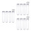3Pcs 12Pcs Plastic Test Tubes With Screw Caps 40Ml 5