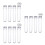 3Pcs 12Pcs Plastic Test Tubes With Screw Caps 40Ml 6
