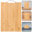 Bamboo Cutting Board For Kitchen Fruit Chopping 9