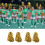 20 Pcs 5 Pairs 25G Plastic Cheering Balls With Handle For Cheerleading 9