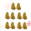 20 Pcs 5 Pairs 25G Plastic Cheering Balls With Handle For Cheerleading 11
