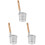 3Pcs Spaghetti Strainer Spoon Stainless Steel With Wooden Handle 4
