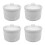 4Pcs Ceramic Stew Bowl With Lid For Soup Dessert 11