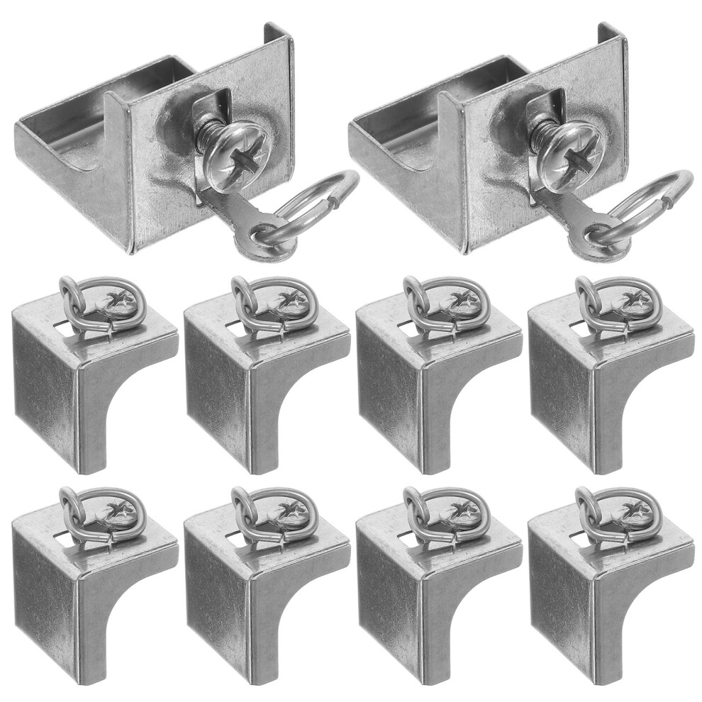 50 Pcs Stainless Steel Curtain Track End Caps Ceiling Rail Stopper-image-OPC-PKY7ZJR-NEW