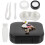 2 Sets Box With Flamingo Design For Cosmetic Lens Storage 2