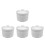 4Pcs Ceramic Stew Bowl With Lid For Soup Dessert 9