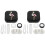2 Sets Box With Flamingo Design For Cosmetic Lens Storage 4