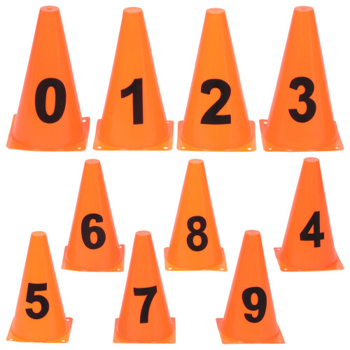 2 Sets Of Numbered Soccer Cones For Agility Training 2