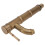 2 Pcs Practical Kitchen And Bathroom Copper Water Tap For Home Golden 2