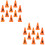 2 Sets Of Numbered Soccer Cones For Agility Training 8