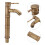 2 Pcs Practical Kitchen And Bathroom Copper Water Tap For Home Golden 11