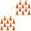 2 Sets Of Numbered Soccer Cones For Agility Training 5