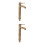 2 Pcs Practical Kitchen And Bathroom Copper Water Tap For Home Golden 6