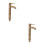 2 Pcs Practical Kitchen And Bathroom Copper Water Tap For Home Golden 8