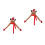 2Pcs Christmas Tree Topper Ornament Pendant (Coffee) 3