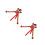 2Pcs Christmas Tree Topper Ornament Pendant (Coffee) 8