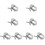 8Pcs Cable Winch Tightener For Pool Covers Steel Wire Tensioning Tool 5