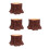 4Pcs Led Flame Lamp Resin Tree Stump Night Light Usb Powered 1.5W 10