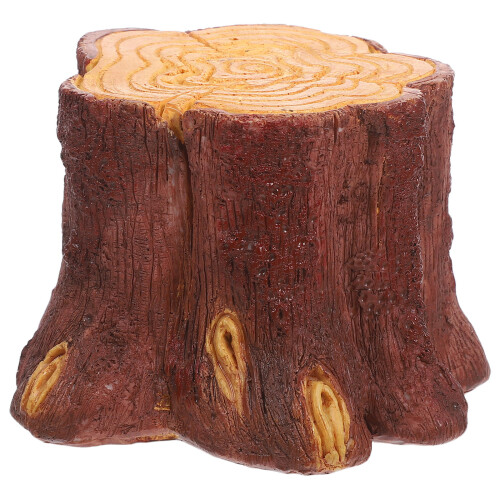 4Pcs Led Flame Lamp Resin Tree Stump Night Light Usb Powered 1.5W 2