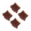 4Pcs Led Flame Lamp Resin Tree Stump Night Light Usb Powered 1.5W 5