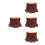 4Pcs Led Flame Lamp Resin Tree Stump Night Light Usb Powered 1.5W 9