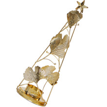 3Pcs Metal Ginkgo Leaf Tea Light Candle Holder For Aromatherapy