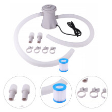 One Set Electric Pool Filter Pump With Plug For Cleaning And Circulation