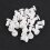 200 Pcs R Type Expansion Rivet Nut Nylon Plastic Clip For PCB White 11