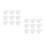 200 Pcs R Type Expansion Rivet Nut Nylon Plastic Clip For PCB White 10
