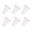 200 Pcs R Type Expansion Rivet Nut Nylon Plastic Clip For PCB White 3