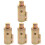 4Pcs Carbon Steel 3/8 Inch Corrugated Bellow Interface Tool 4