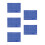 5Pcs Dark Blue PP Self- Cutting Mats with Antislip Base for DIY 5