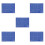 5Pcs Dark Blue PP Self- Cutting Mats with Antislip Base for DIY 7