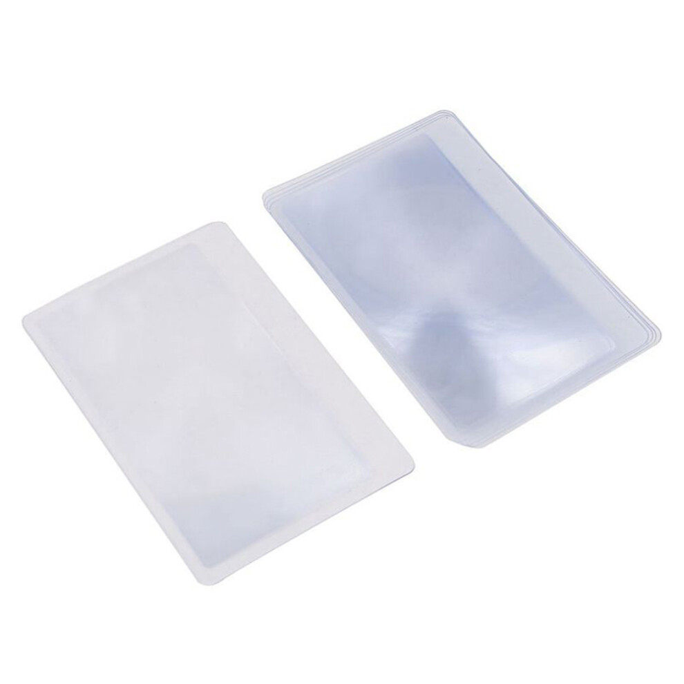 Iplusmile 36 Pcs Pvc Magnifying Lenses Portable Ultra-Thin 85 X 55Mm